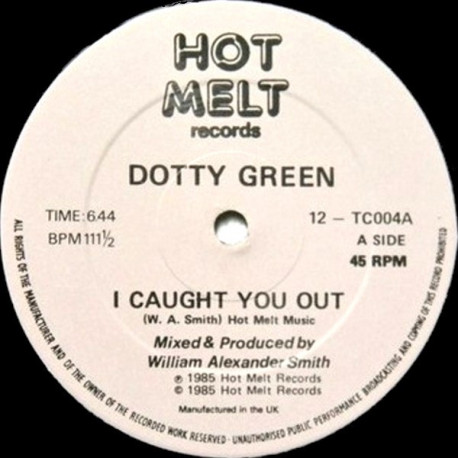 Dotty Green - I Caught You Out (Extended / Dub) 12" Vinyl Record