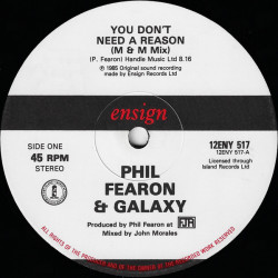 Phil Fearon & Galaxy - You Dont Need A Reason (M&M Mix / M&M Dub)  12" Vinyl Record