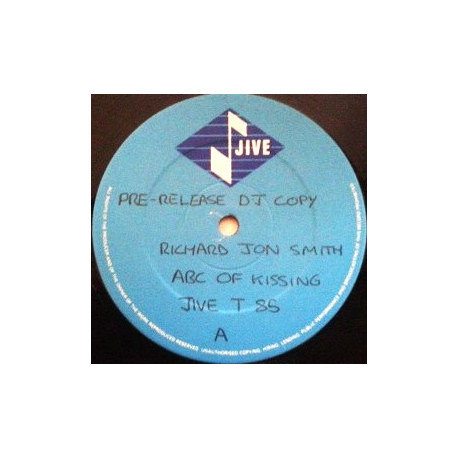 Richard Jon Smith - ABC Of Kissing (3 Mixes) 12" Vinyl Promo