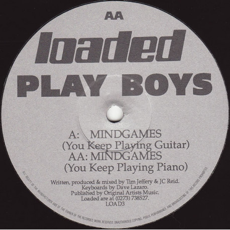 Play Boys - Mind Games (You Keep Playing Guitar / You Keep Playing Piano) 12" Vinyl