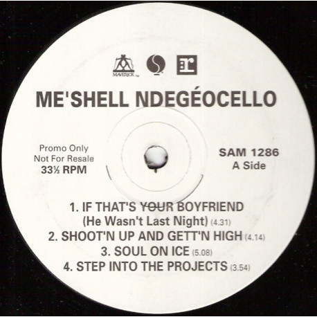 Meshell Ndegeocello - Dred Loc (5 Mixes) / If Thats Your Boyfriend / Shootin Up And Gettin High / Soul On Ice (Promo)