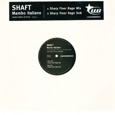 Shaft - Mambo Italiano (Sharp Floor Rage Mix / Sharp Dub) 12" Vinyl Promo