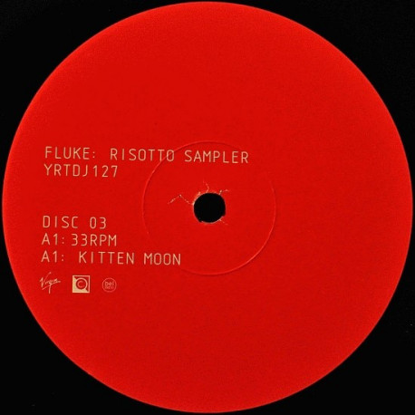 Fluke - Risotto Sampler Disc 3 Only (Kitten Moon / Amp) 12" Vinyl Promo