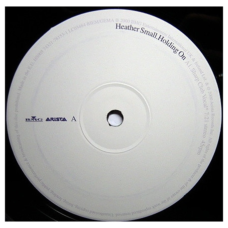 Heather Small - Holding On (5 Mixes By Sharp & Mark Picchiotti) 2 x 12" Vinyl Promo