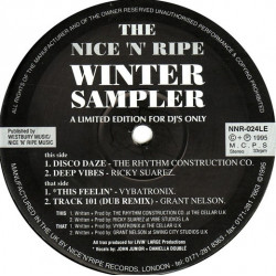 Grant Nelson - Track 101 Dub / Vibatronix - This Feelin / Rhythm Construction Co - Disco Daze / Ricky Suarez - Deep Vibes