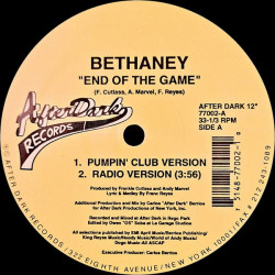 Bethaney - End Of The Game (Pumpin Club Version / Radio Mix / After Dark Mix / Instrumental) Vinyl Record