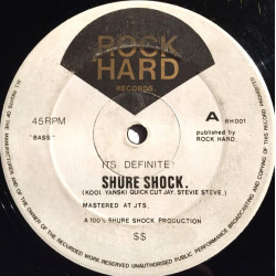 Shure Shock - Its Definite (Original Mix / Part 2) / Live & Direct (12" Vinyl Record)  Super Rare Electro