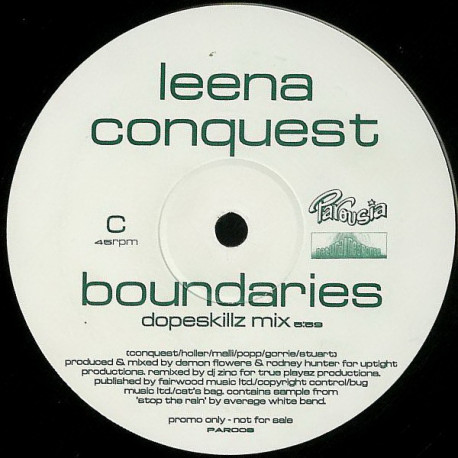 Leena Conquest - Boundaries (Dopeskillz Mix / Tricky Mix / O Nation Mix / Banana Republic Mix / DJ Ron Mix)  Vinyl Double Promo
