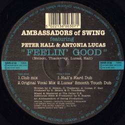 Ambassadors Of Swing Feat Peter Hall & Antonia Lucas - Feelin Good (Club Mix / Vocal Mix / Hard Dub / Smooth Touch Dub)