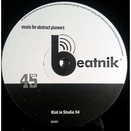 Antidote - Riot In Studio 54 / Spamkid 3 / Flotsam & Checksum (12" Vinyl Promo)