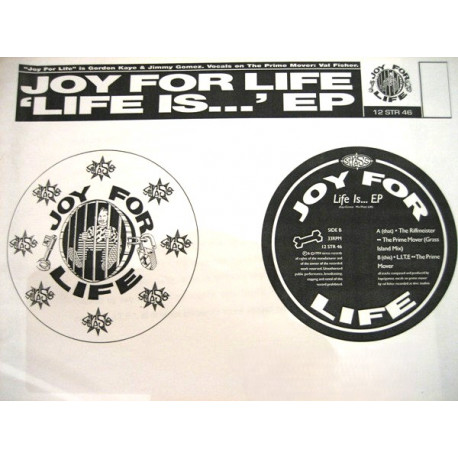 Joy For Life - Love Is EP (The Riffmeister /The Prime Mover / L.I.T.E) Vinyl Promo