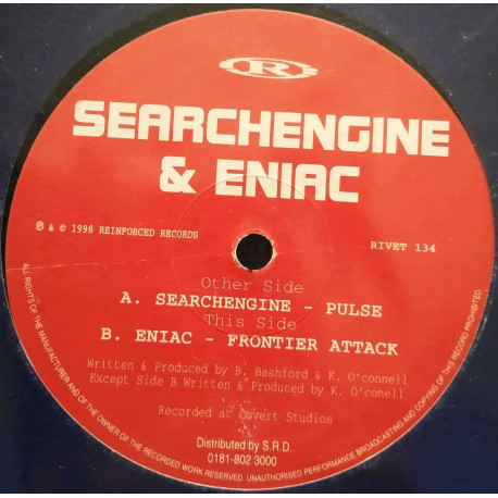Searchengine - Pulse / Eniac - Frontier Attack (12" Vinyl)