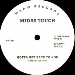 Midas Touch - Too Much Too Soon / Gotta Get Back To You (Jazz Funk 12" Vinyl)