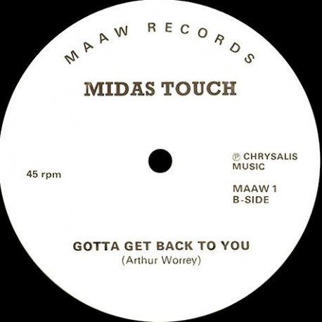 Midas Touch - Too Much Too Soon / Gotta Get Back To You (Jazz Funk 12" Vinyl)
