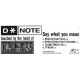 D Note - Say What You Mean (Mantronik Syntax Formula / Mantronik Instrumental / Sunship Selecta Dub / LP Version) Promo