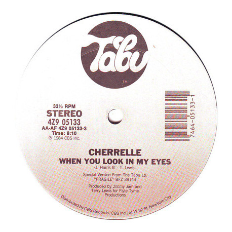 Cherrelle - When You Look In My Eyes (Extended Mix) / I Will Wait For You (Used Copy) Import Vinyl