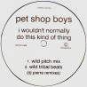 Pet Shop Boys - I Wouldnt Normally Do This Kind Of Thing (4 DJ Pierre Remixes) Vinyl Promo With Release Sheets