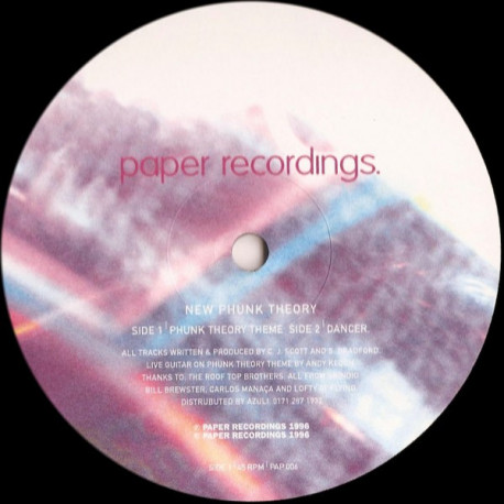 New Phunk Theory - Phunk Theory Theme / Dancer (Vinyl)