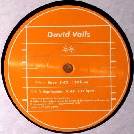 David Vails - Save / Expirescion (12" Vinyl)