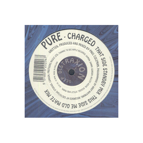 Pure - Charged (Standby Mix / Me Old Mate Mix) 12" Vinyl Record