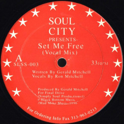 Gerald Mitchell - Set Me Free (Vocal Mix / Mark Pharoah Remix) 12" Vinyl