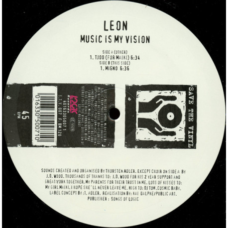 Leon - Music Is My Vision (Tjoo / Migno)