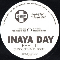 Inaya day - Feel It (Moguai Remix / Cheeky Dub) 12" Vinyl Promo