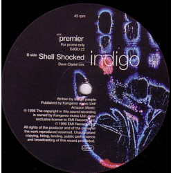 Indigo - Shell Shocked (Dave Clarke Mix / Aquarius Edit) Vinyl Promo