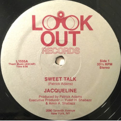 Jacqueline - Sweet Talk (Vocal / Instrumental) Vinyl