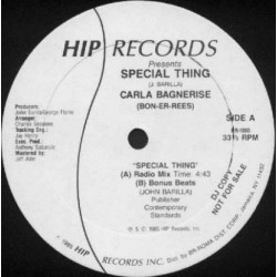 Carla Bagnerise - Special Thing (Dance Mix / Radio Mix / Bonus Beats) Super Rare 80's Soul Vinyl Promo