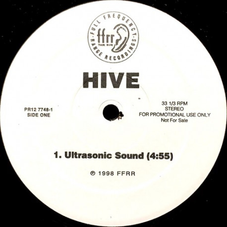 Hive - Ultrasonic Sound / Moves Within Time (Vinyl Promo)
