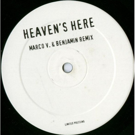 2 Brothers On The Floor - Heavens Here (Marco V & Benjamin Remix / Olav Basoski Remix) Vinyl Promo