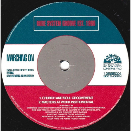 Ballistic Brothers - Marching On (Southern Baptiste Remake / Church And Soul Groovement / Masters At Work Instrumental)