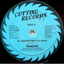 Hashim - Al Naafiysh (The Soul) Sure Shot Mix 1 / Sure Shot Mix 2 / Bonus 1 / Bonus 2 (1987 Reissue Looks Unplayed)