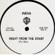 India - Right From The Start (Fly Mix / B Room Dub / 7" Fly Mix) 12" Vinyl Promo