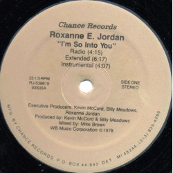 Roxanne E Jordan - Im So Into You (3 Mixes) / Who Do You Think I Am (3 Mixes) Vinyl