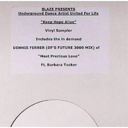Blaze Presents - Underground Dance Artists 2 LP Feat Barbara Tucker / Stephanie Cooke / Ultra Nate / Kenny Bobien (8 Tracks)