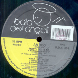 Antico - What I Gotta Do (Mars Plastic Mix / Sigla Mix / Energetic Mix / Bonus) 12" Vinyl Record