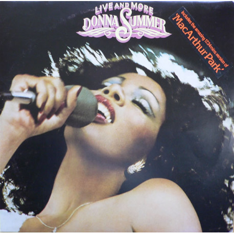 Donna Summer - Live And More 2LP inc 17 min Studio Version of Macarthur Park Suite on one side of Vinyl, Cover A Bit Tatty