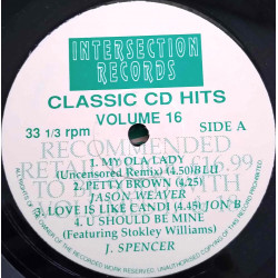 Classic CD Hits On Vinyl - Vol 16,17 & 18 (Triple Vinyl) Inc Tracks By Faith Evans / Miss Jones / AZ / Smooth / After 7 / Teddy