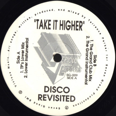 Disco Revisited – Take It Higher (Terrence Parker Lower Mix / Lower Instrumental / Grand Club Mix / Grand Instrumental) SEALED