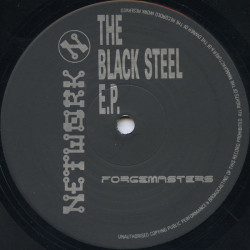 Forgemasters - Track with no name (Communique mix) / Pump me / Stress / Clap (The Black Steel EP) 12" Vinyl Record