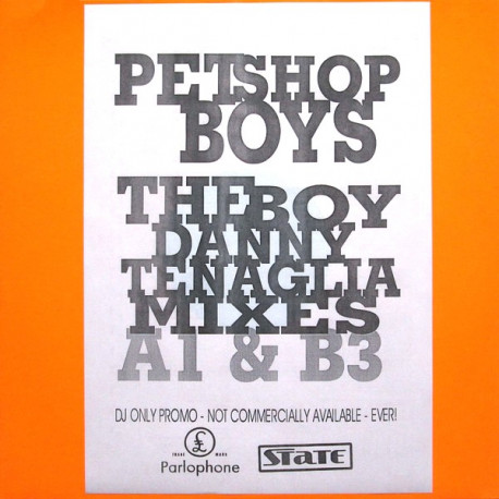 Pet Shop Boys - The Boy Who Couldnt Keep His Clothes On (Main Vocal / Int Club Mix / Banji Girlfriend Beats / On Stage At Twilo)