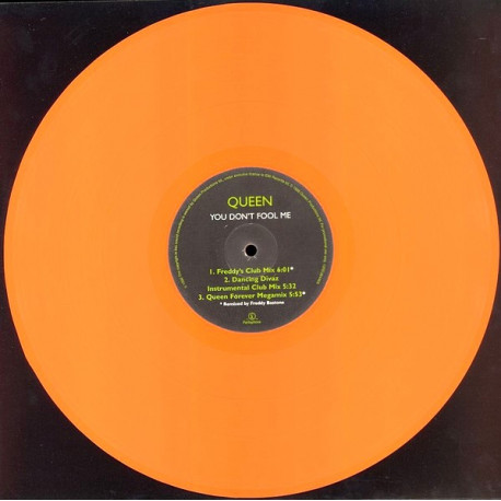 Queen - You Dont Fool Me (Freddys Club Mix / Sexy Club Mix / Dancing Divas Club Mix / Queen Forever Megamix) Orange Promo
