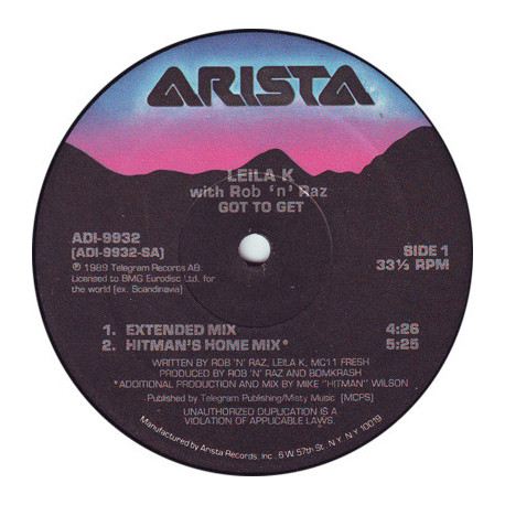 Leila K - Got To Get (Extended / Hitmans Home Mix / Single Version / Swemix)