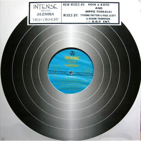 Intense Presents Jazmina - High On Hope (12 Mixes By Rock & Kato, Hippie Torrales and Paul Scott) Double Vinyl