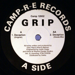 GRIP - Deception (Original Mix / House Mix) Vinyl Record
