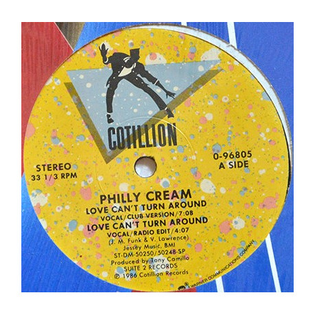 Philly Cream - Love Cant Turn Around (Vocal Mix / Radio Mix / Dub) SEALED Vinyl