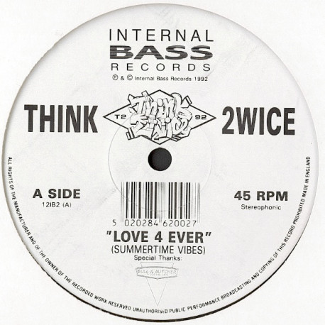 Think 2Wice - Heaven In Your Eyes (Homebass Remix) / Love 4 Ever (Summertime Vibes)
