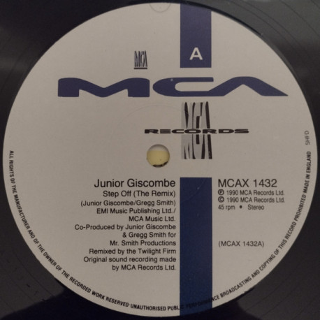 Junior Giscombe - Step Off (Remix / 7" Version / Boogiepella)